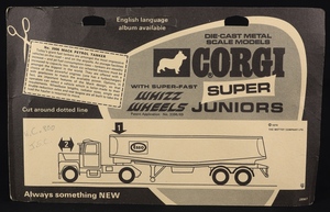 Corgi super junuors 2006 mack petrol tanker ee22 back