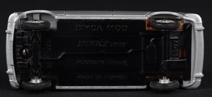 French dinky 1407 simca 1100 ee240 base