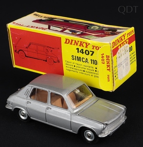 French dinky 1407 simca 1100 ee240 front