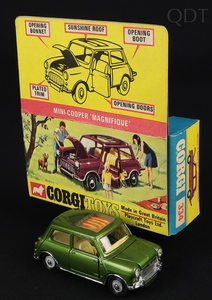 Corgi toys 334 mini cooper magnifique ee26 front