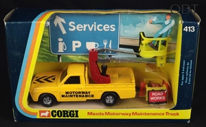 Corgi toys 413 mazda maintenance motorway truck ee39 front