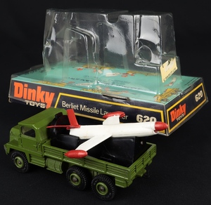 Dinky toys 620 berliet missile launcher ee61 back