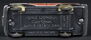 Corgi toys 491 consul cortina estate ee72 base