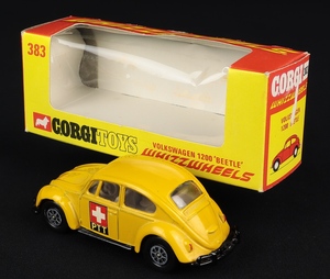 Corgi toys 383 vw ptt ee80 back