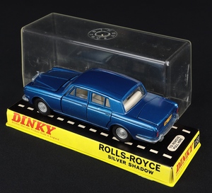 Dinky toys 158 rolls royce silver shadow ee85 back