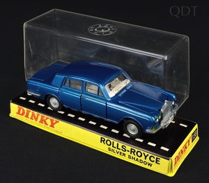 Dinky toys 158 rolls royce silver shadow ee85 front