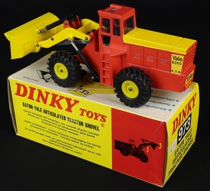 Dinky toys 973 eaton yale tractor shovel ee105 back
