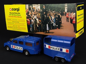 Corgi toys gift set 44 mounted police set ee125 back