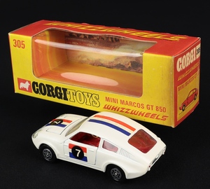 Corgi toys 305 mini marcos gt850 ee131 back