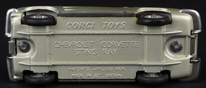 Corgi toys 310 chevrolet corvette sting ray ee140 base