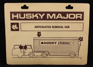 Corgi husky major 2004 articulated removal van ee155 reverse