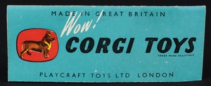 Corgi toys 300 austin healey sports ee165 booklet