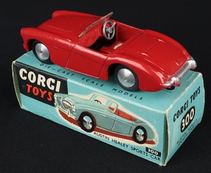 Corgi toys 300 austin healey sports ee165 back