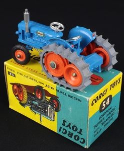 Corgi toys 54 fordson power major tractor ee172 back