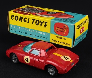 Corgi toys 314 ferrari berlinetta ee191 back