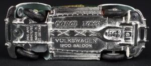 Corgi toys 492 vw european police car ee193 base