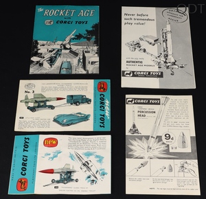 Corgi rocket age models leaflets ee196 cover