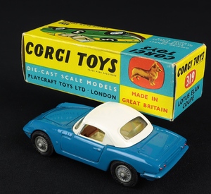 Corgi toys 319 lotus elan coupe ee208 back