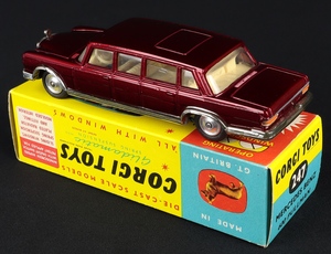 Corgi toys 247 mercedes 600 pullman ee235 back