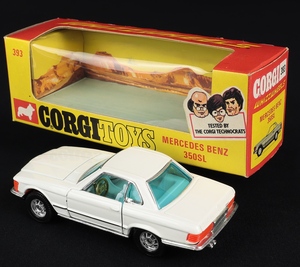 Corgi toys 393 mercedes 350sl ee242 back