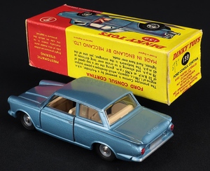 Dinky toys 140 ford consul cortina ee253 back