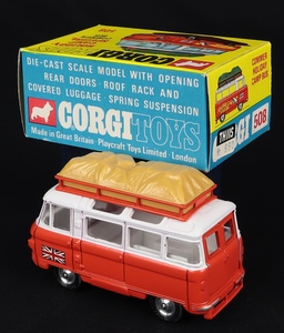 Corgi toys 508 holiday camp special commer bus ee269 back