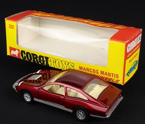 Corgi toys 312 marcos mantis ee277 back