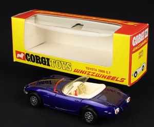 Corgi toys 375 toyota 2000 gt ee279 back