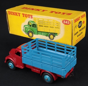 Dinky toys 343 farm produce wagon ee284 back