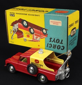 Corgi toys 417s landrover breakdown truck ee306 back