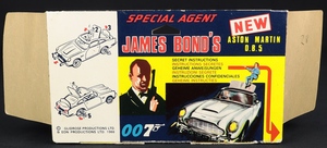 Corgi toys 270 james bond aston martin winged box ee321 back