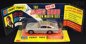 Corgi toys 270 james bond aston martin winged box ee321 front