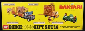Corgi toys gift set 14 daktari ee323 box 2