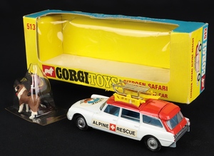 Corgi toys 513 citroen safari alpine rescue ee325 back