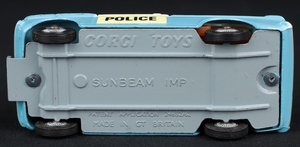 Corgi toys 506 police panda sunbeam imp ee327 base
