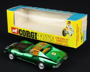 Corgi toys 300 chevrolet corvette stingray ee338 back