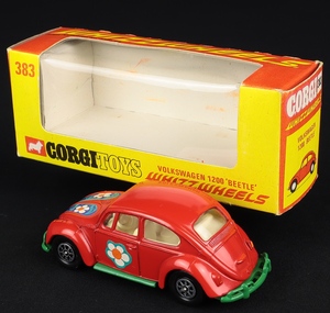 Corgi toys 383 vw 1200 beetle ee341 back