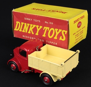 Dinky toys 410 bedford end tipper ee350 back