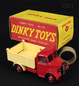 Dinky toys 410 bedford end tipper ee350 front