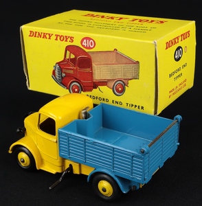 Dinky toys 410 bedford end tipper ee351 back