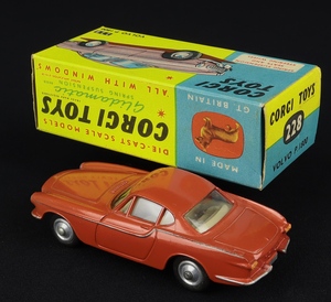 Corgi toys 228 volvo p1800 ee369 back