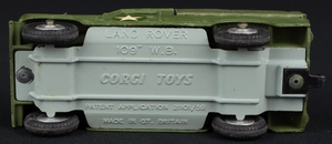 Corgi toys 357 landrover weapons carrier ee384 base