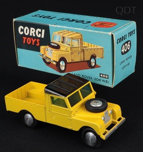Corgi toys 406 landrover ee391 front