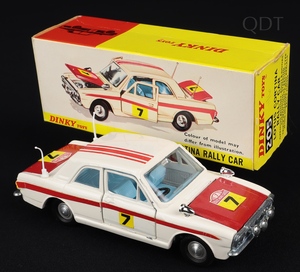 Dinky toys 205 lotus cortina rally car ee395 front