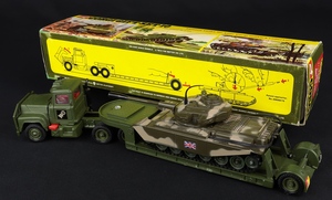 Corgi toys gift set 10 tank transporter centurion ee399 back