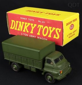 Dinky toys 621 3 ton army truck ee411 front