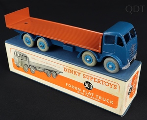 Dinky supertoys 503 foden flat truck tailboard ee435 front