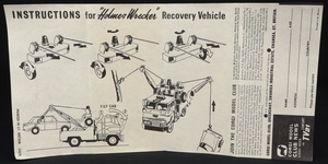 Corgi toys 1142 holmes wrecker recovery vehicle ee440 leaflet