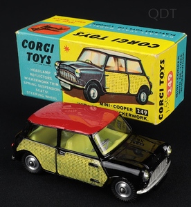 Corgi toys 249 mini cooper wickerwork ee442 front