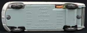 Corgi toys 475 citroen safari olympic winter sports ee455 base